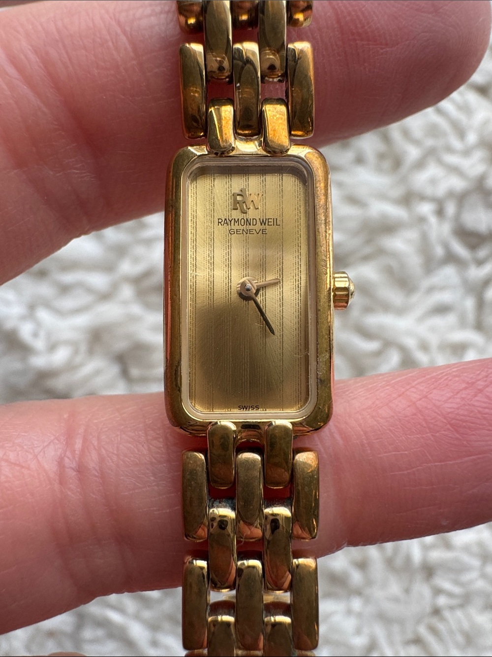 18K Plated Raymond Weil Watch